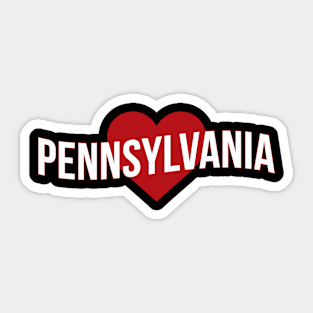 Pennsylvania Love Sticker